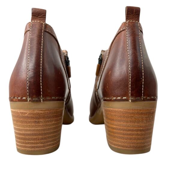 DANSKO Harlene Leather Boot 2.25" Heel Slip-On Women’s Size EU 37 = US 6.5–7 - Picture 11 of 16